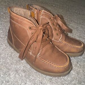 Brown Leather Ankle Boots